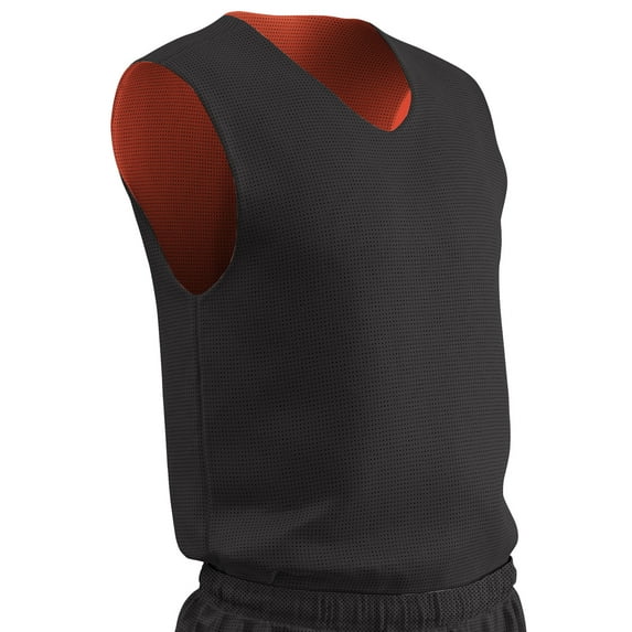 Zone Reversible Basketball Jersey, Youth Large, Orange and Black