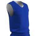 thumbnail image 1 of Zone Reversible Basketball Jersey, Youth Medium, Royal and White, 1 of 2