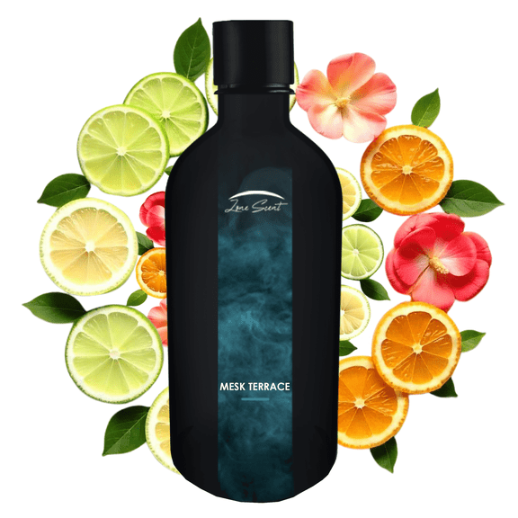 Zone Scent Mesk Terrace Essential Oil for Diffusers - Premium Aromatherapy Oil Set for Home and Hotel, Scented Diffuser Oils Scents, Eco-Friendly and Safe for Family and Pets, Diffuser Refill 60ml