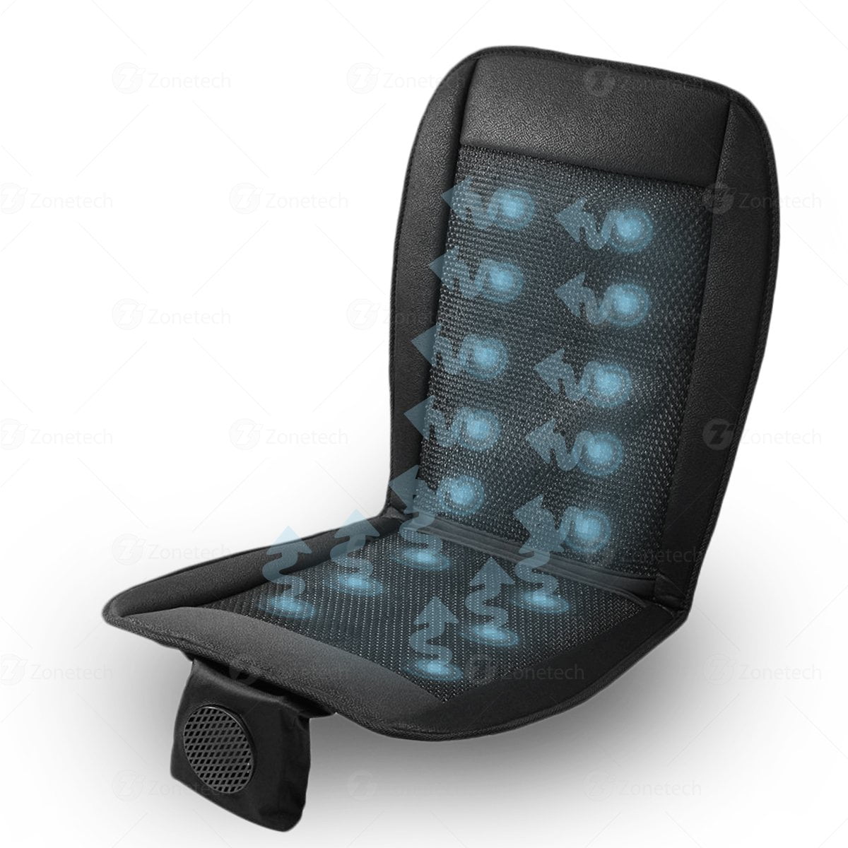 Walbest 12V Car Electric Massage Cushion Lumbar Massage, Car Seat