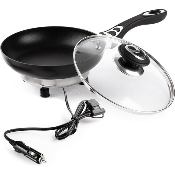 Zone Tech 10 x 6 x 8 in Nonstick Stainless Steel Frying Pan