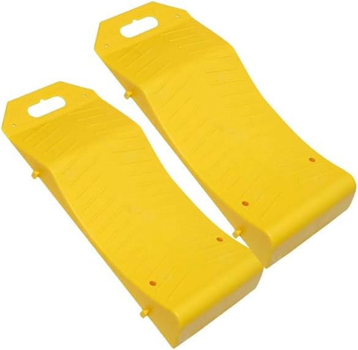 Zone Tech 2 PACK Tire Saver Ramps Portable Highly Visible Yellow Tire ...
