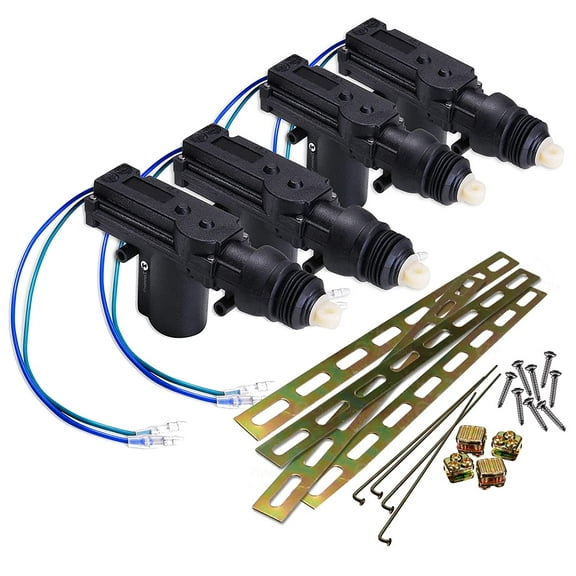 Zone Tech 4x Universal High Power Door Lock Actuator with Hardware