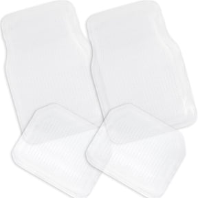 Zone Tech All Weather Floor Mats for Cars Universal Rubber Matting Auto Accessories, 4 Pack