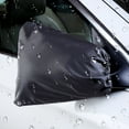 thumbnail image 1 of Zone Tech Auto Side Mirror Protective Cover - Classic Black Auto Exterior Mirror Covers from Snow, Ice and Frost, 1 of 6