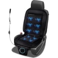 thumbnail image 1 of Zone Tech Beaded Cooling Car Seat Cushion with Wooden Massage Beads - 12V Adjustable Temperature Cooling Pad, Breathable Summer Seat Cover, 1 of 9