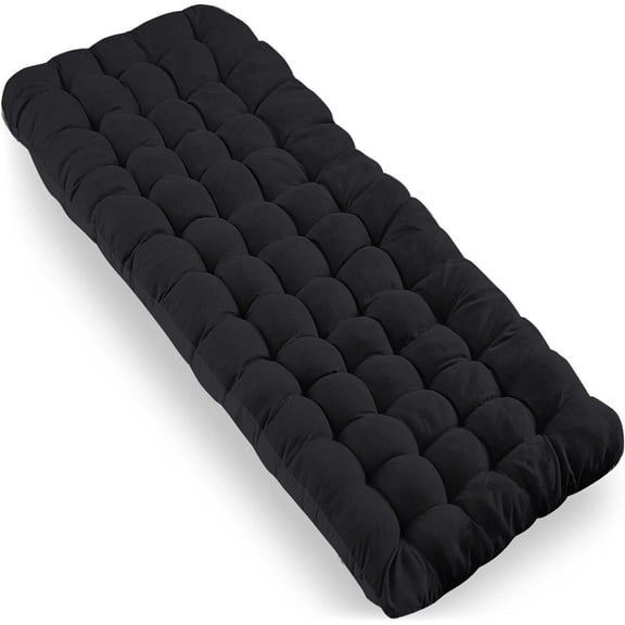 Zone Tech Black Camping Cot Mattress Pad, Sleeping Pad Inflatable Sleeping Mat