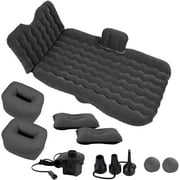 Zone Tech Car Travel Inflatable Air Mattress Back Seat   Car Bed Back Seat Inflatable Air Mattress with 2 Air Pillows Air Pump