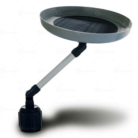 Zone Tech Car Swivel Tray and Storage Bin - 360-Degree Swivel Tray and Storage Bin Fits Most Car Cup Holder