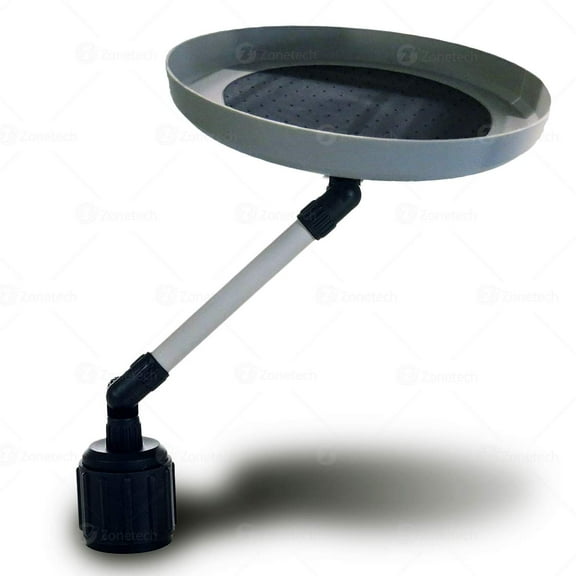 Zone Tech Car Swivel Tray and Storage Bin - 360-Degree Swivel Tray and Storage Bin Fits Most Car Cup Holder