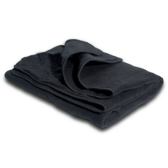 Zone Tech Classic Black Car Travel Blanket