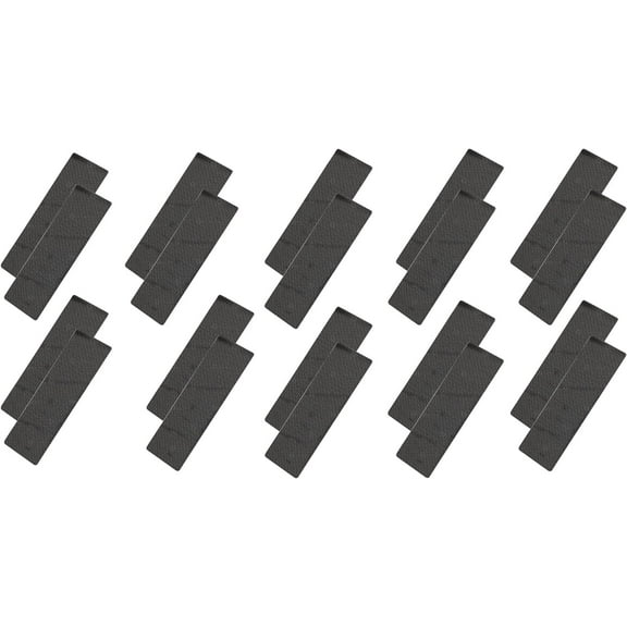 Zone Tech Cling Glare Reducer Sun Shade Side Window Sunshades Car Curtains UV Rays Visor Protection Universal Fit Protects from Sun (10 Packs of 2)