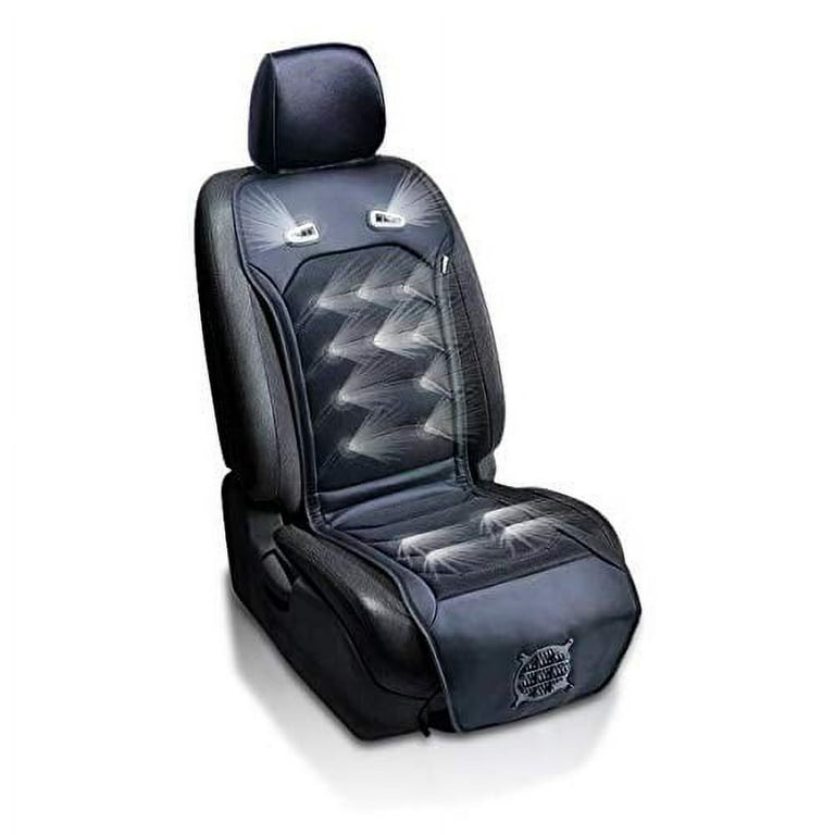 Zone Tech Cooling Car Seat Cushion - Black 12v Automotive