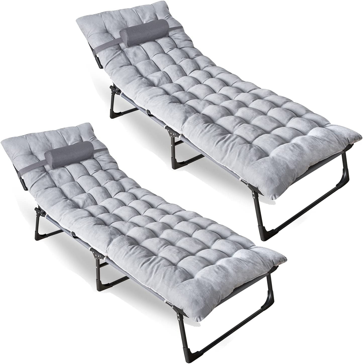 Zone Tech Comfortable Big Collapsible Hiking Folding Camping Cot