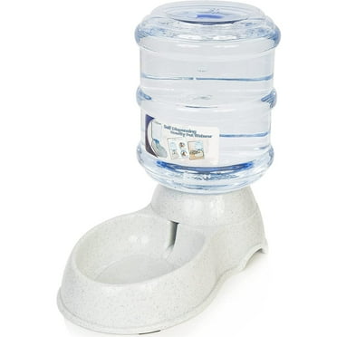 Zone Tech Gravity Pet Waterer Automatic Self-Dispensing Dog Water Bowl Dispenser 3.7L Capacity