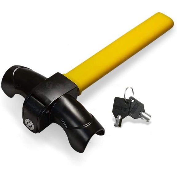 Zone Tech Heavy Duty Anti-Theft Car Steering Strong Durable Wheel Lock
