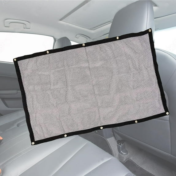 Zone Tech Pet Car Net Barrier - Large Universal Mesh Vehicle Pet Barrier