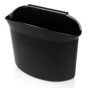 Zone Tech Portable Hanging Mini Car Garbage Can – Classic Black Black Universal Traveling Portable Car Trash Can