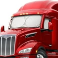 Zone Tech Semi Truck Windshield Cover Sun Shade Automotive Interior Sun