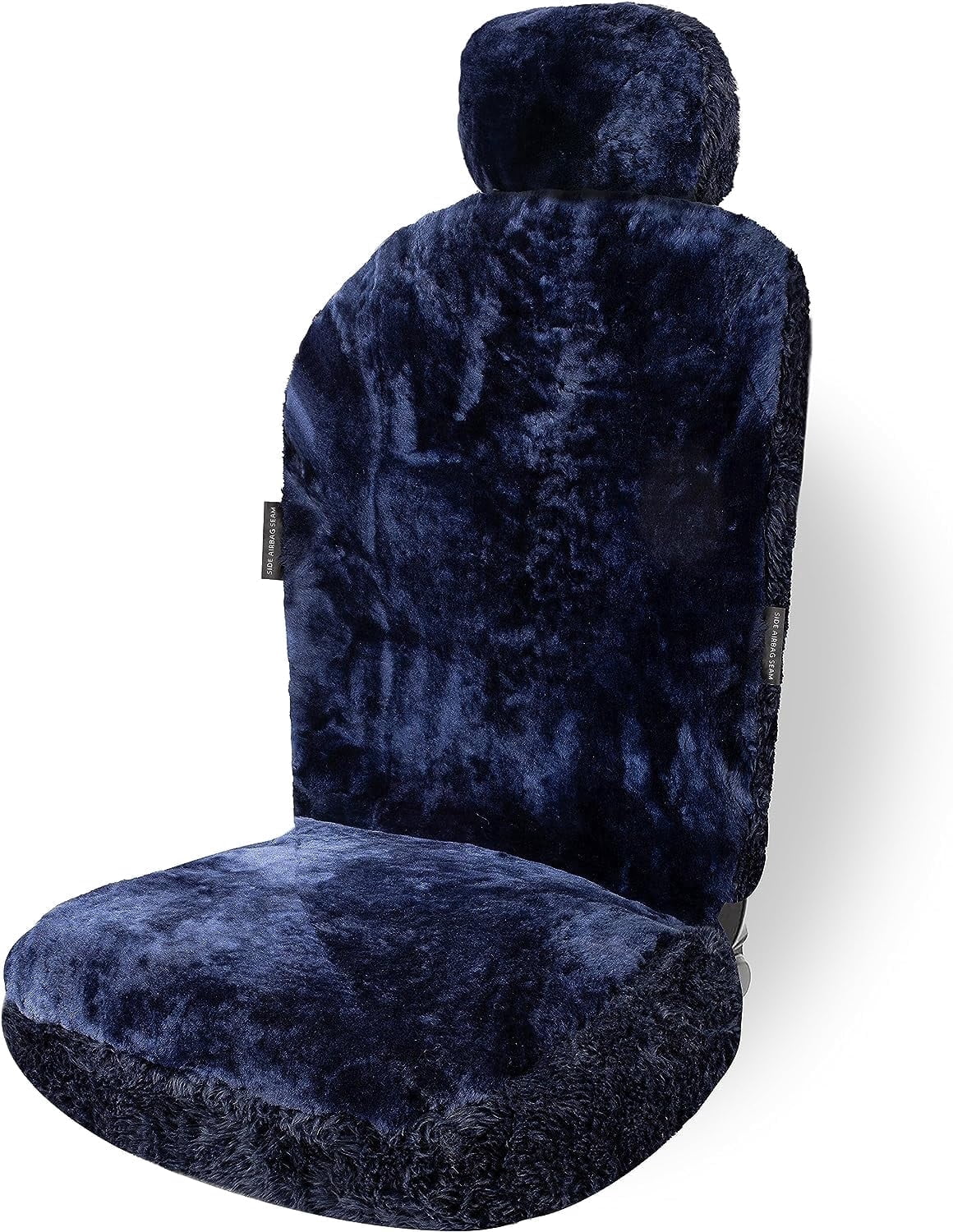 Zone Tech Sheepskin Seat Cover Deep Blue