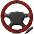 thumbnail image 1 of Zone Tech Ultra Comfortable Heated Car Steering Wheel Cover Classic Black 12V Vehicle Heated Wheel Protector, 1 of 7