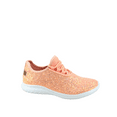 thumbnail image 1 of Zone1k Little Girl Big Girl Glitter Sparkle Comfort Light Weight Slip On Flat Sneaker Shoes ( Dusty Rose, 10), 1 of 1