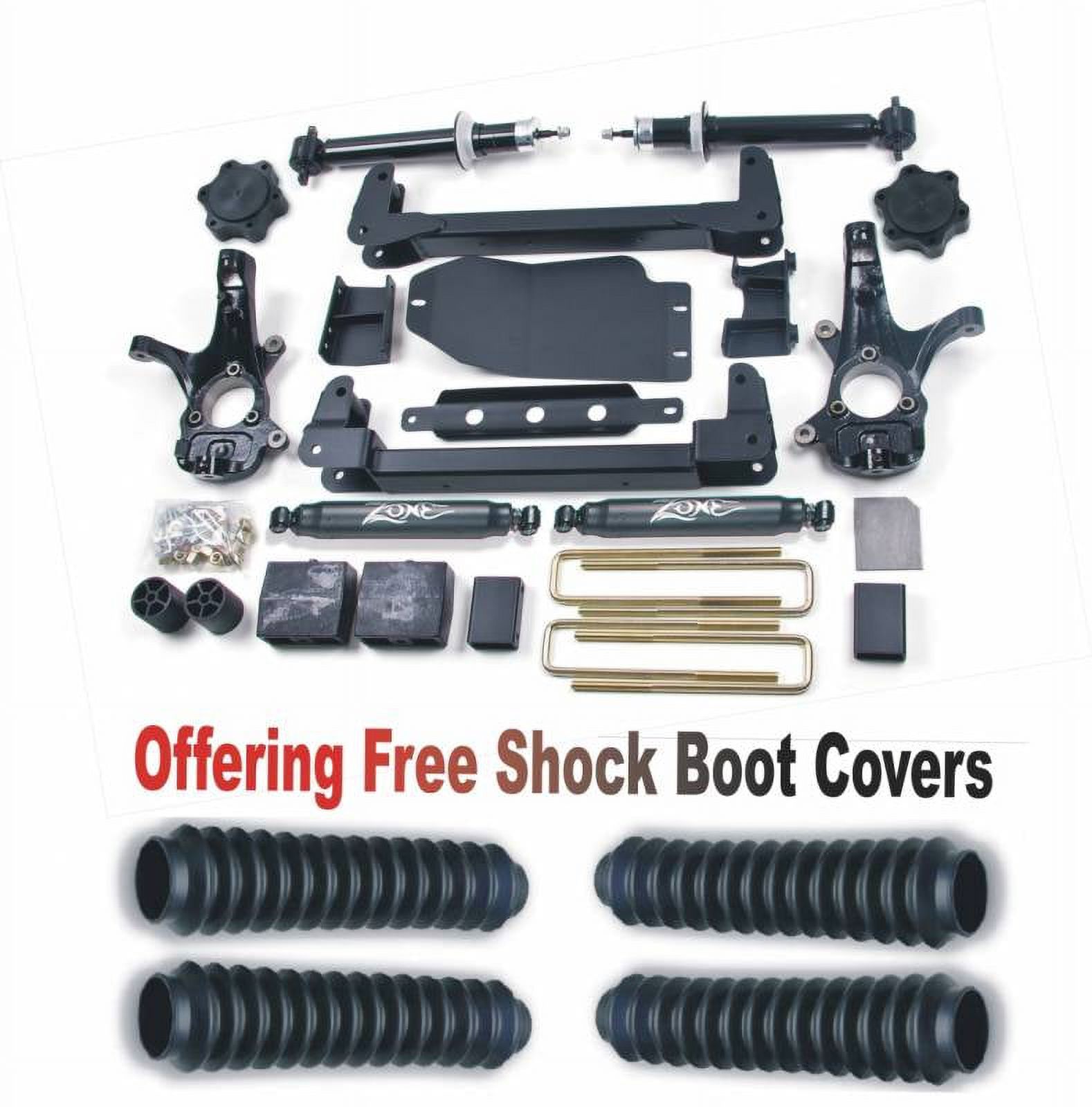 ZoneOffRoad 2007-2013 Fits Chevrolet Silverado Fits GMC Sierra 1500 4WD ...