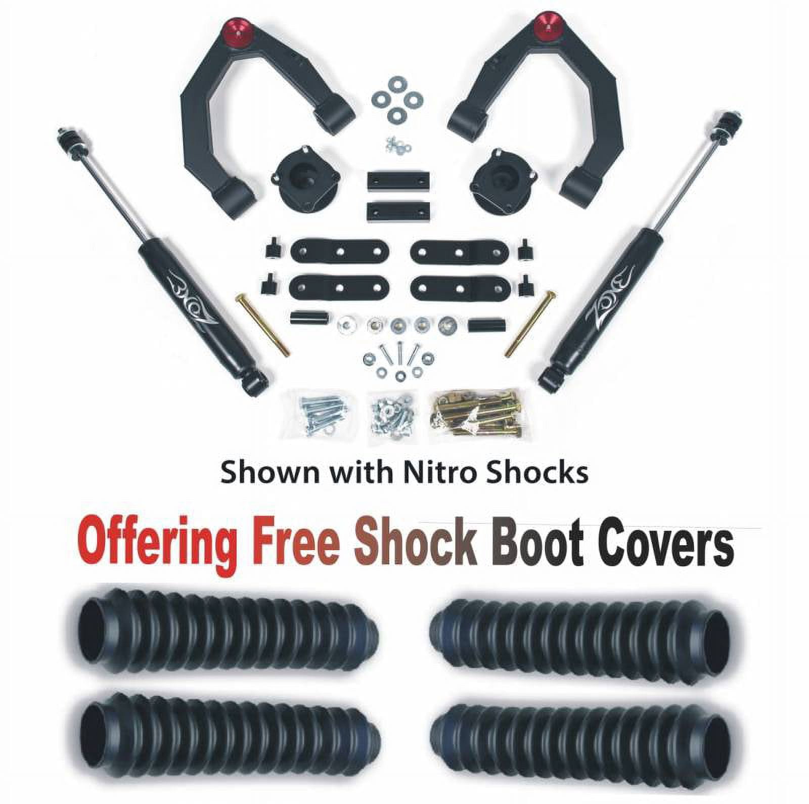 ZoneOffRoad 2007-2021 Fits Toyota Tundra 2 4WD 3.5