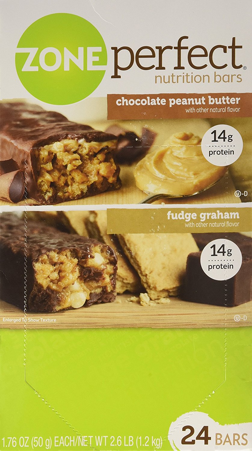 ZonePerfect Nutrition Bars, Fudge Graham/Chocolate Peanut Butter 1