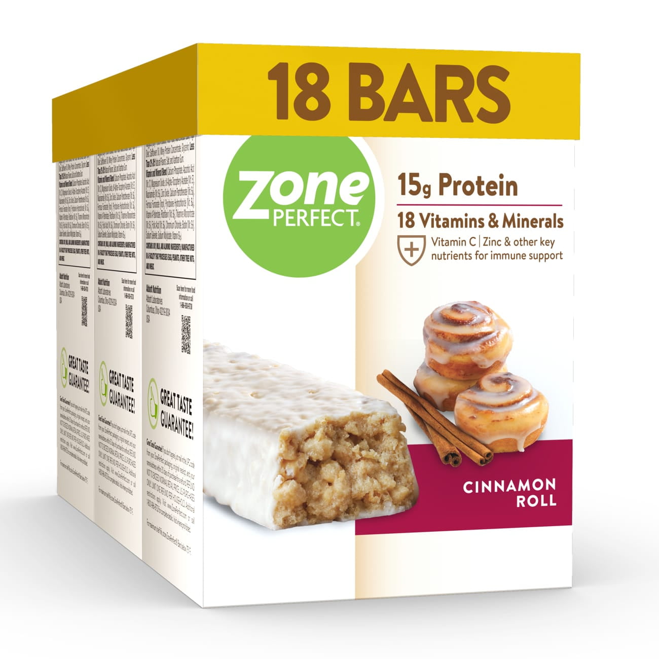 ZonePerfect Protein Bars 15g Protein 18 Vitamins & Minerals