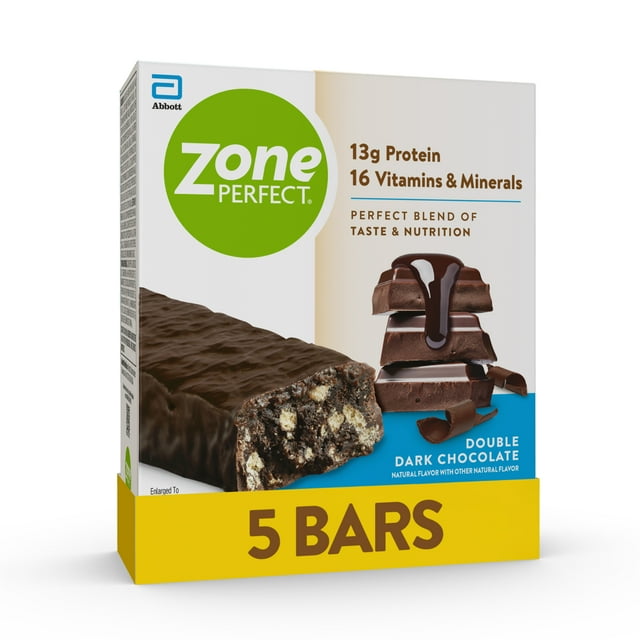 ZonePerfect Protein Bars Double Dark Chocolate 5 Bars