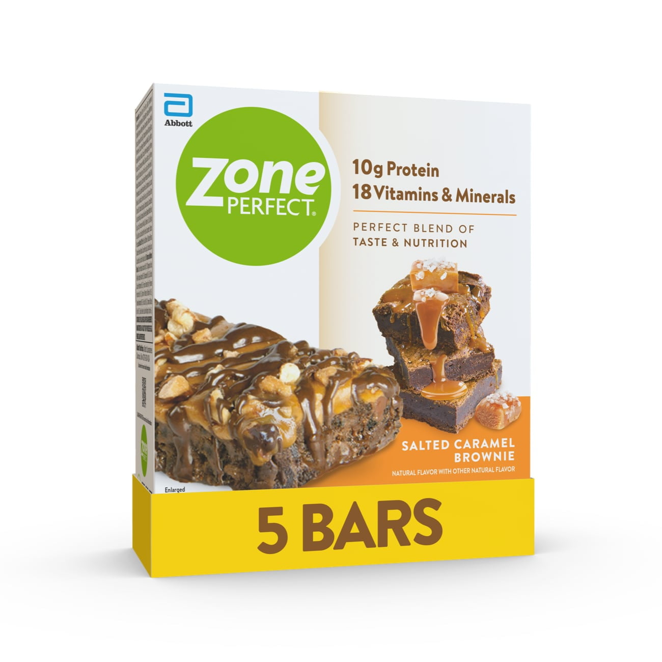 ZonePerfect Protein Bars, Snack For Breakfast or Lunch, Salted Caramel