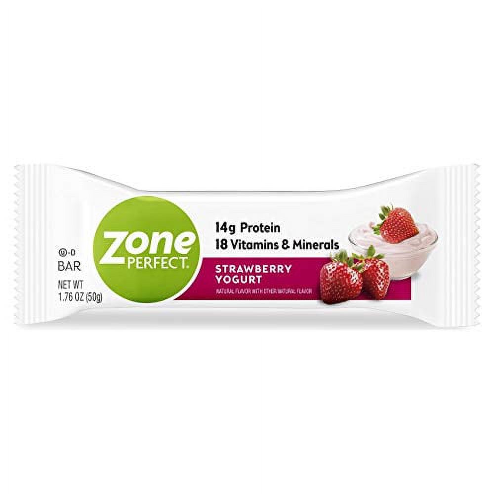 ZonePerfect Protein Bars, Strawberry Yogurt, High Protein, With