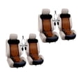thumbnail image 1 of ZoneTech Heated Car Seat Cover Cushion, 12V Plug, Black, 4 Pack, 1 of 8
