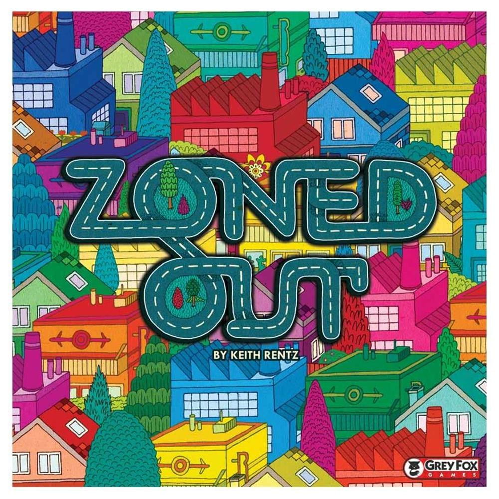 Zoned Out Family Friendly Fun Interactive Board Game Grey Fox Games
