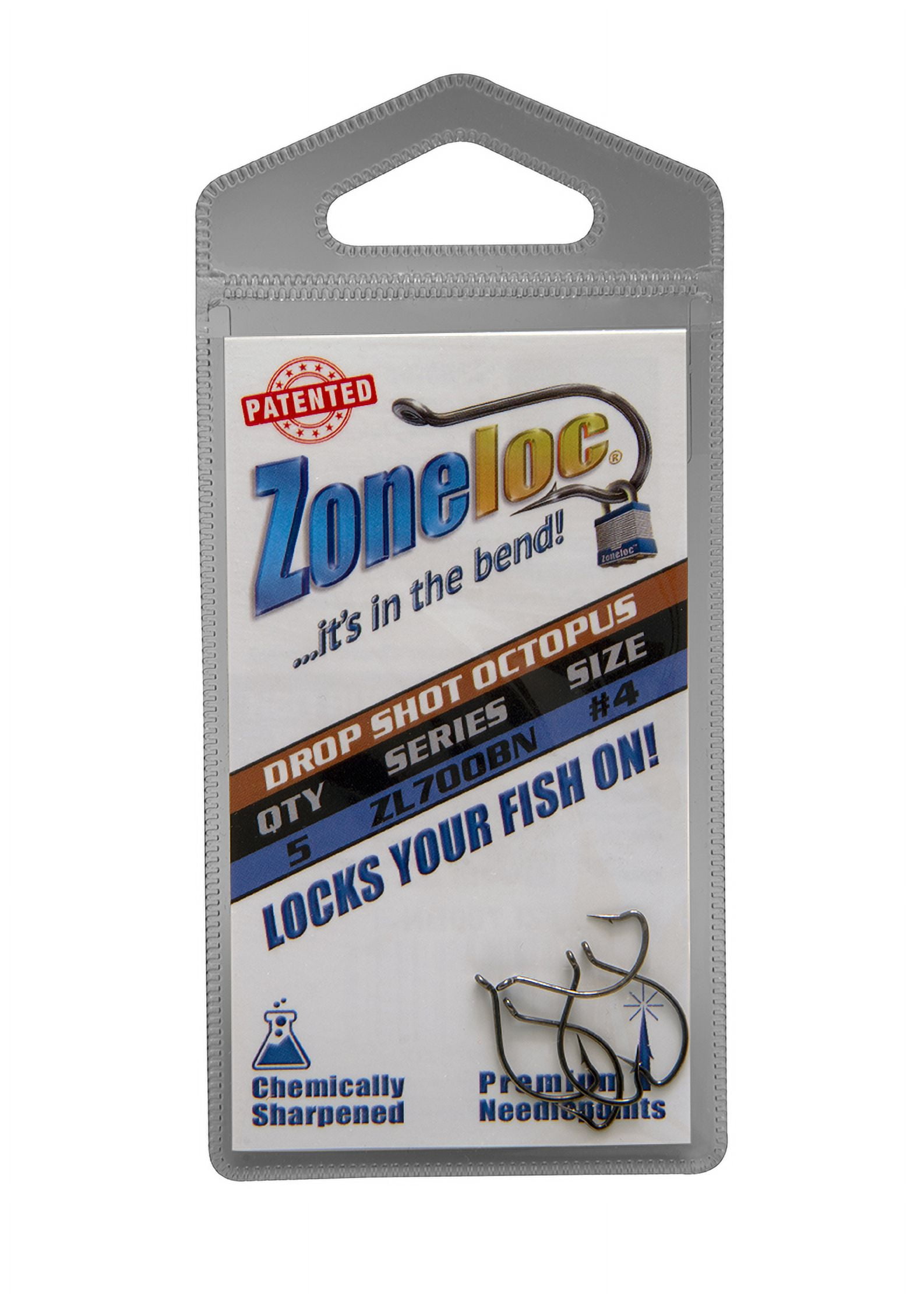 Zoneloc - Drop Shot Octopus Hooks