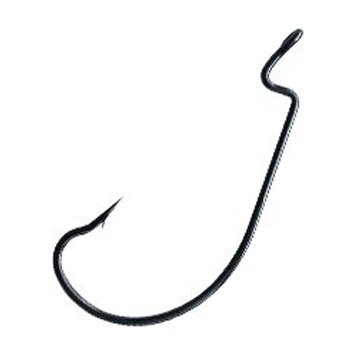 QualyQualy Offset Worm Hook Wide Gap Fishing Hooks Saltwater Freshwater Wacky  Rig Drop Shot Rig Fishing Hooks for Bass 50 pcs/Pack 1/0 black: Buy Online  at Best Price in UAE 