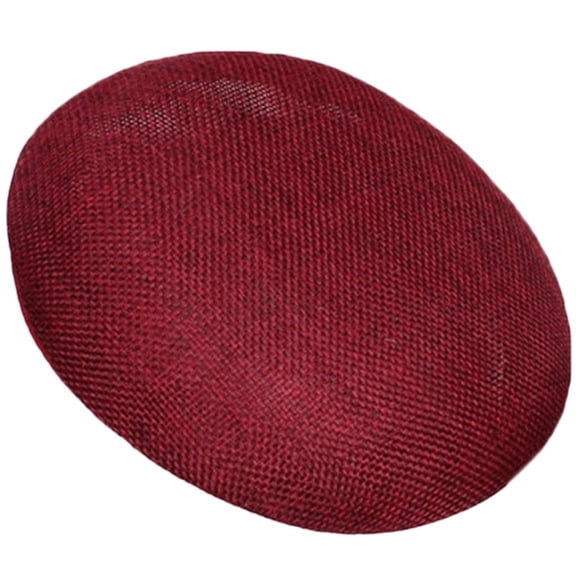 Zonest 15cm Women Sinamay Cap Base Fascinators Base Handmade Horseracing Hat Round Base
