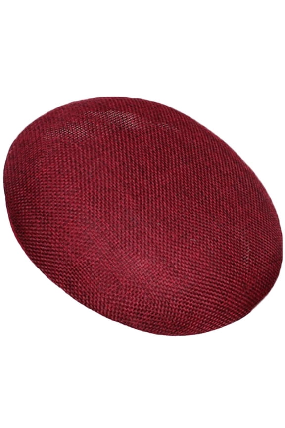 15cm Women Sinamay Cap Base Fascinators Base Handmade Horseracing Hat Round Base