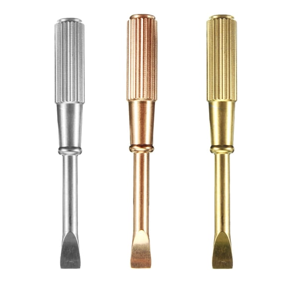 Zonest 3 Pcs/set for Titanium Steel Screwdriver Bracelet Screwdriver Slotted Screwdrive