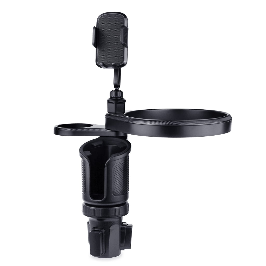 Zonest 4-in-1 Car Cup Holder Extender Tray with Food Table Tray ...