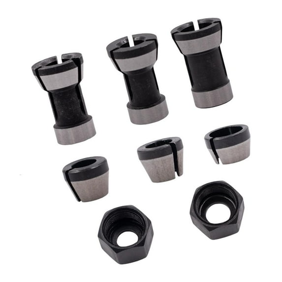 Zonest 6.35mm 8mm 6mm Adapter Collet Set Practical Engraving Trimming ...
