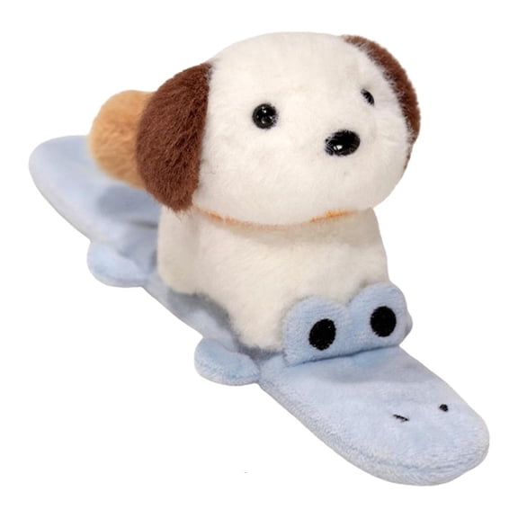 Zonest Cartoon Plush Toy Slap Bracelet Soft Animal Clap Circle Wristband for Children Scooters Playtimes Fun Bicycles Decors