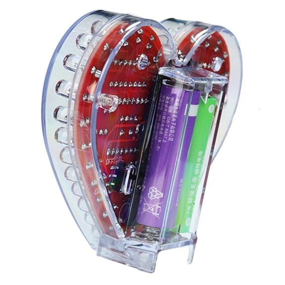 Zonest Creative Heart Shape LED Soldering Practice Project For School STEM Activity