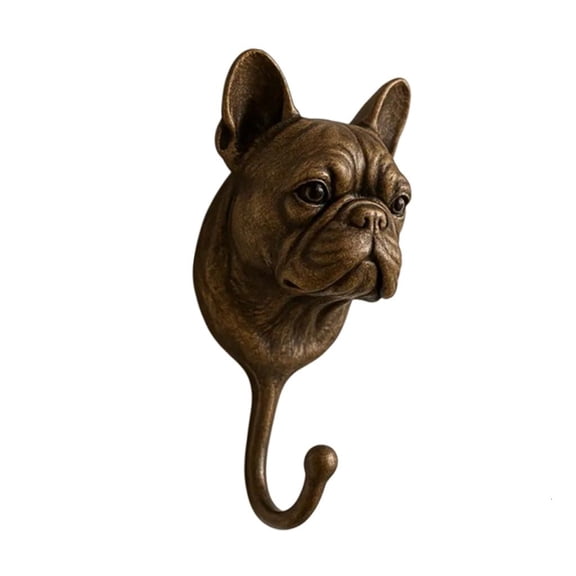 Zonest Handcrafted French Animal Wall Hook Sculpture with Antique Bronze Finish Decors
