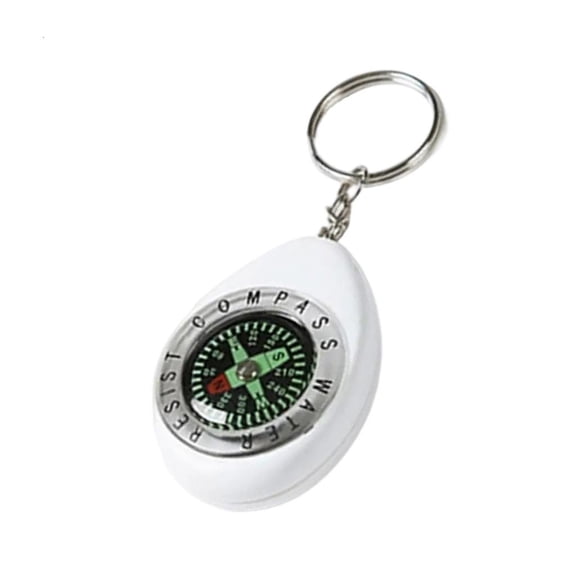 Zonest Plastic Mini Compasses Keychain Backpack Pendant for Adventure and Outdoor Use