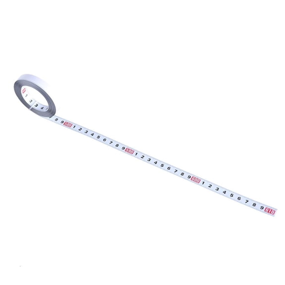 Zonest Self Adhesive Tape Measure 0.5M-6M Metric Left to Right Workbench Ruler Adhesive Back Tape Measure