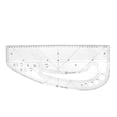 thumbnail image 1 of Zonest Sewing Ruler Acrylic Pattern Making Ruler Includes 5 Button Patterns For Sewing, 1 of 10