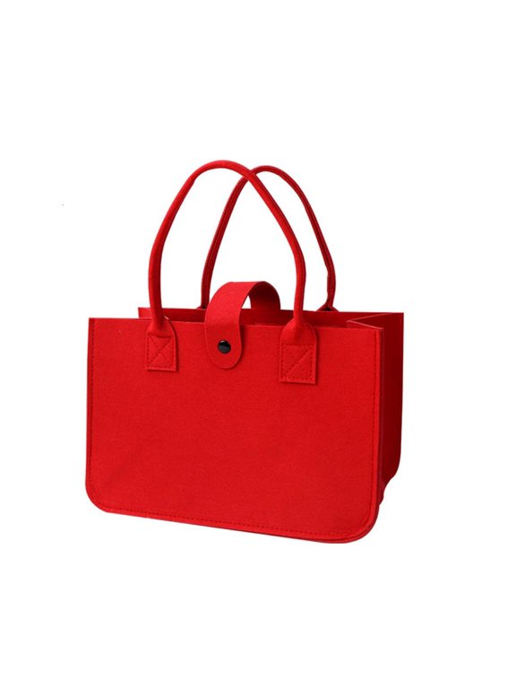 Spacious Felt Shopper Bags Foldable Shopping Carry Bag For Various Occasion