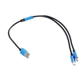 Zonest USB A To Type C And Type C Splitter Cable For Fast Charging And Data Transfer